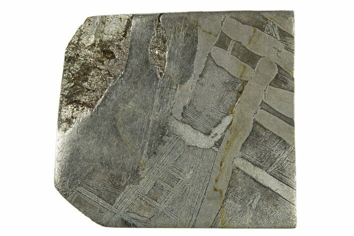 Etched Seymchan Meteorite Slice ( g) - Russia #313210